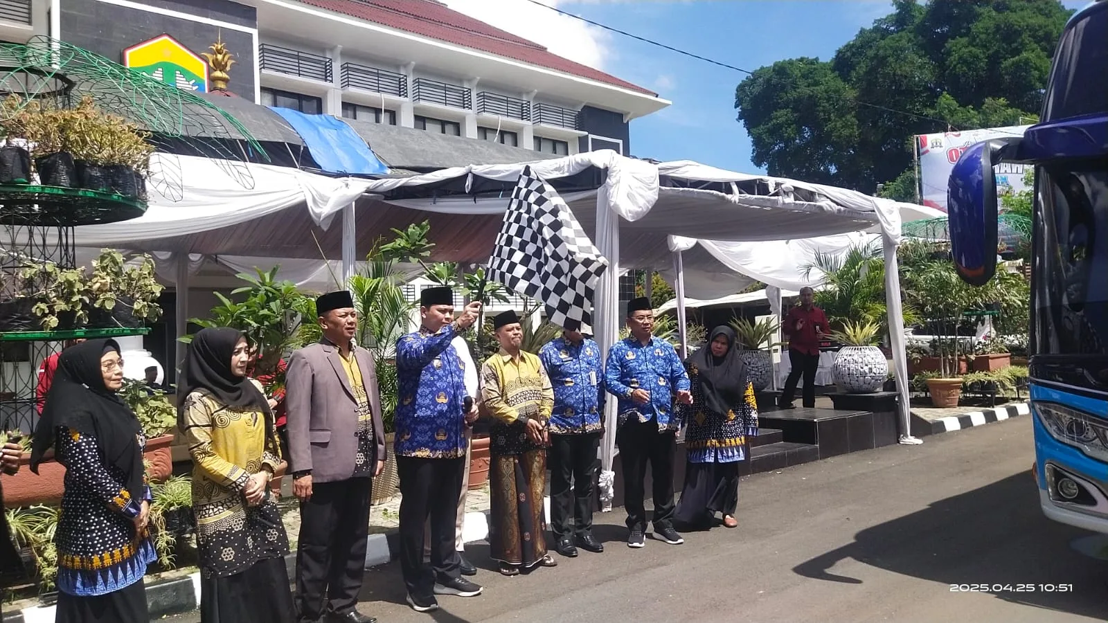Pemkot Serang Resmi Lepas 130 Kafilah MTQ ke XXII Tingkat Provinsi
