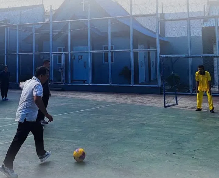 Peringati Hari Bhakti Pemasyarakatan Ke-61. !!! Rutan Kabanjahe Gelar Pekan Olahraga Pegawai dan Narapidana