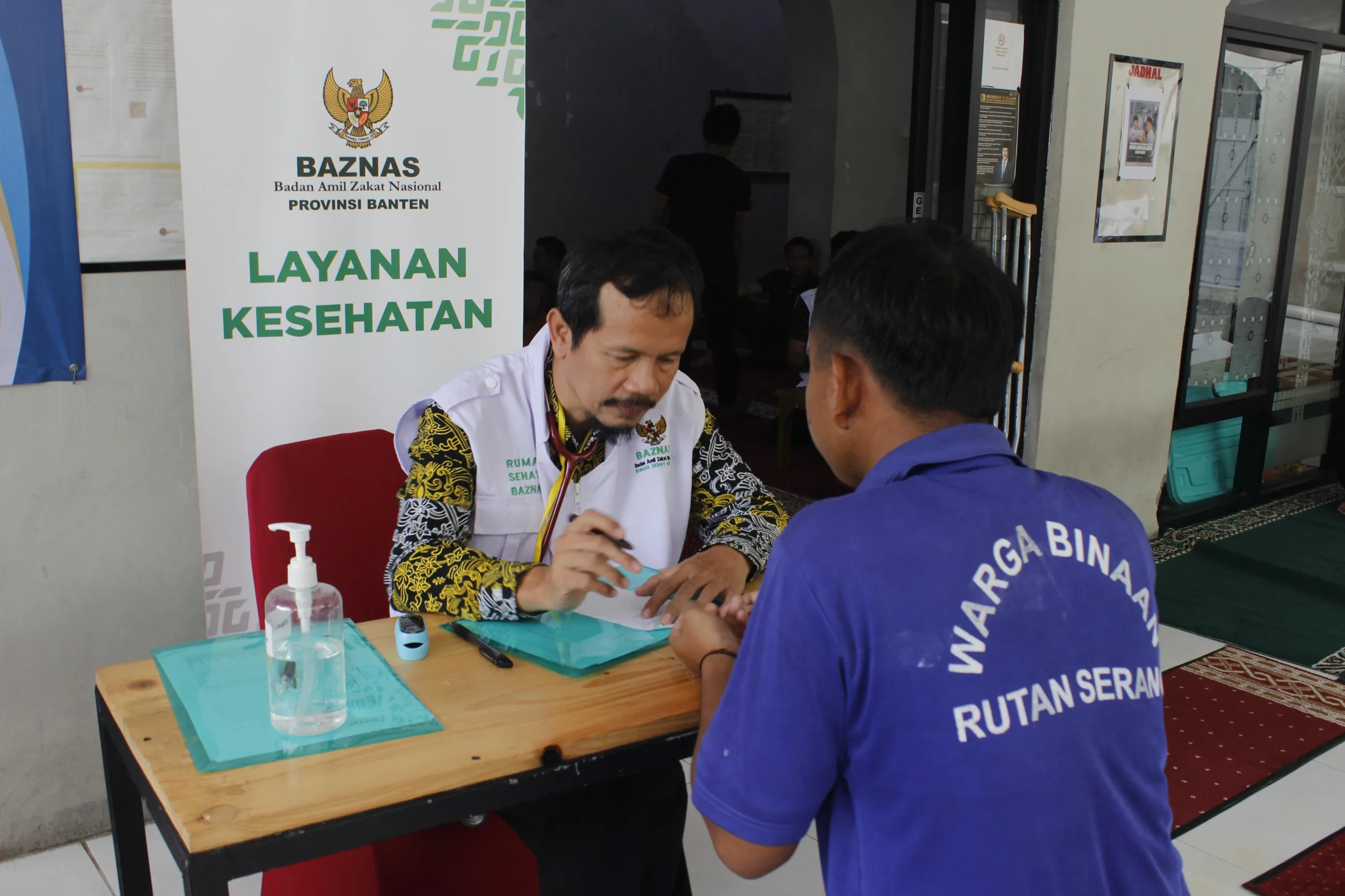 Rumah Sehat BAZNAS Banten Gelar Layanan Kesehatan Gratis di Rutan Serang