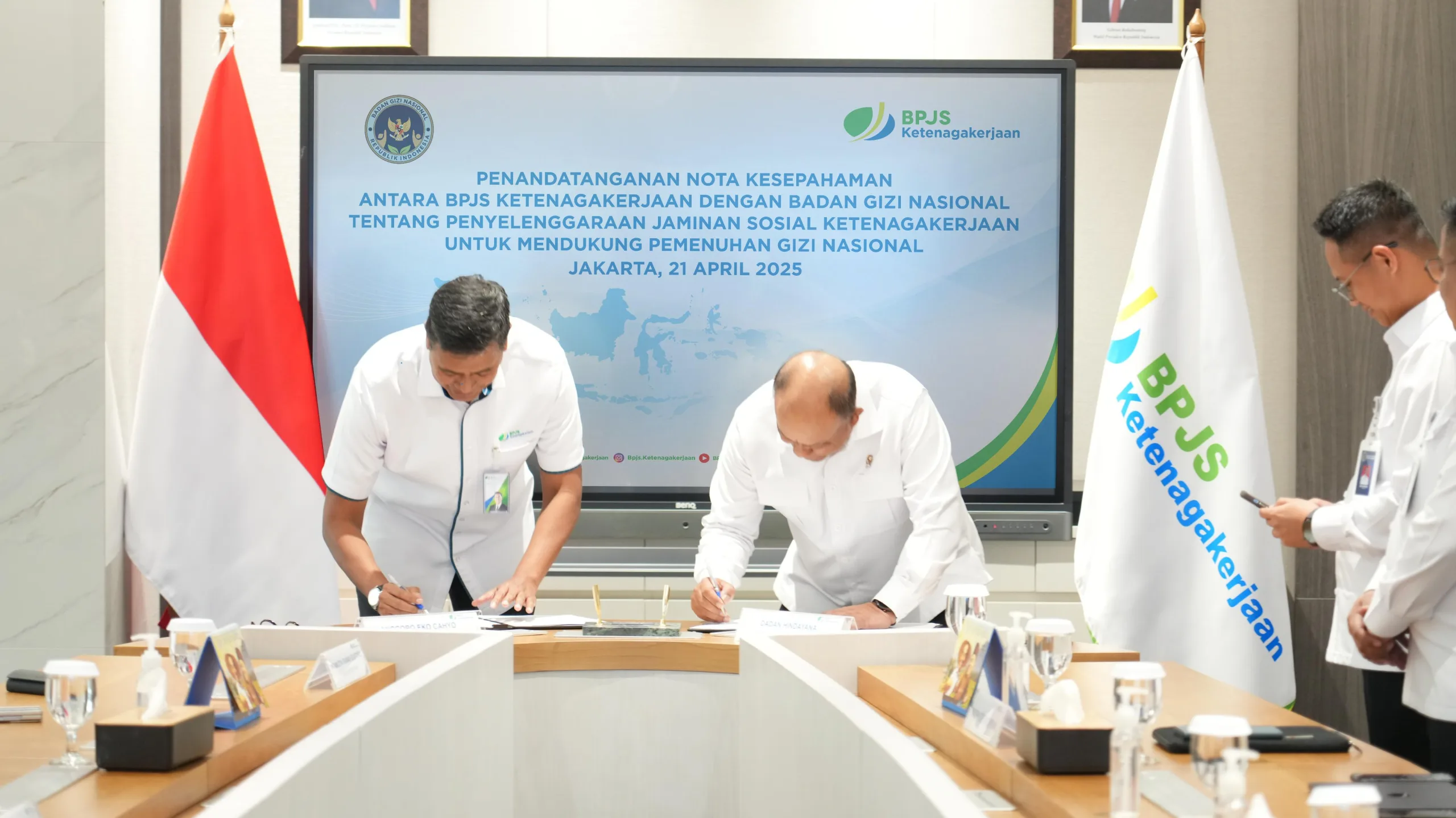 Dukung Program Pemerintah, BPJS Ketenagakerjaan Bersama BGN Sepakat Lindungi Seluruh Pekerja Di Ekosistem MBG