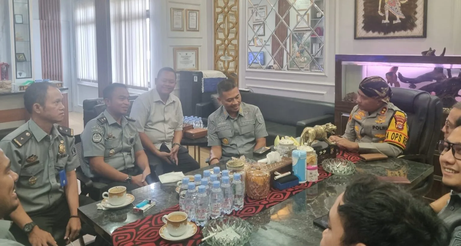 Silaturahmi Dengan Kapolres, Kepala Imigrasi Serang Bahas Potensi Pelanggaran Warga Asing