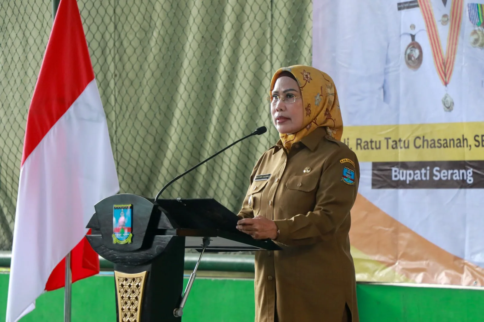 Bupati Tatu Ajak Kawal PSU Pilkada Kabupaten Serang dengan Riang Gembira