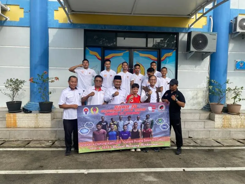 Delapan Atlet IBCA-MMA Diberangkatkan, Dispora Kota Tangerang Targetkan Cetak Prestasi di Kejurnas 2025