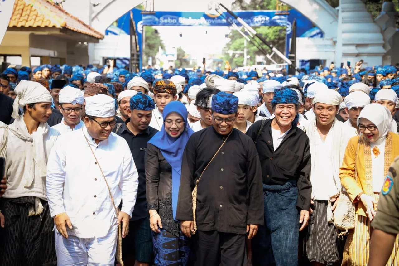 Sambut Warga Baduy. Gubernur Banten: Sangat Menginspirasi Dalam Menjaga Kelestarian Alam dan Adat