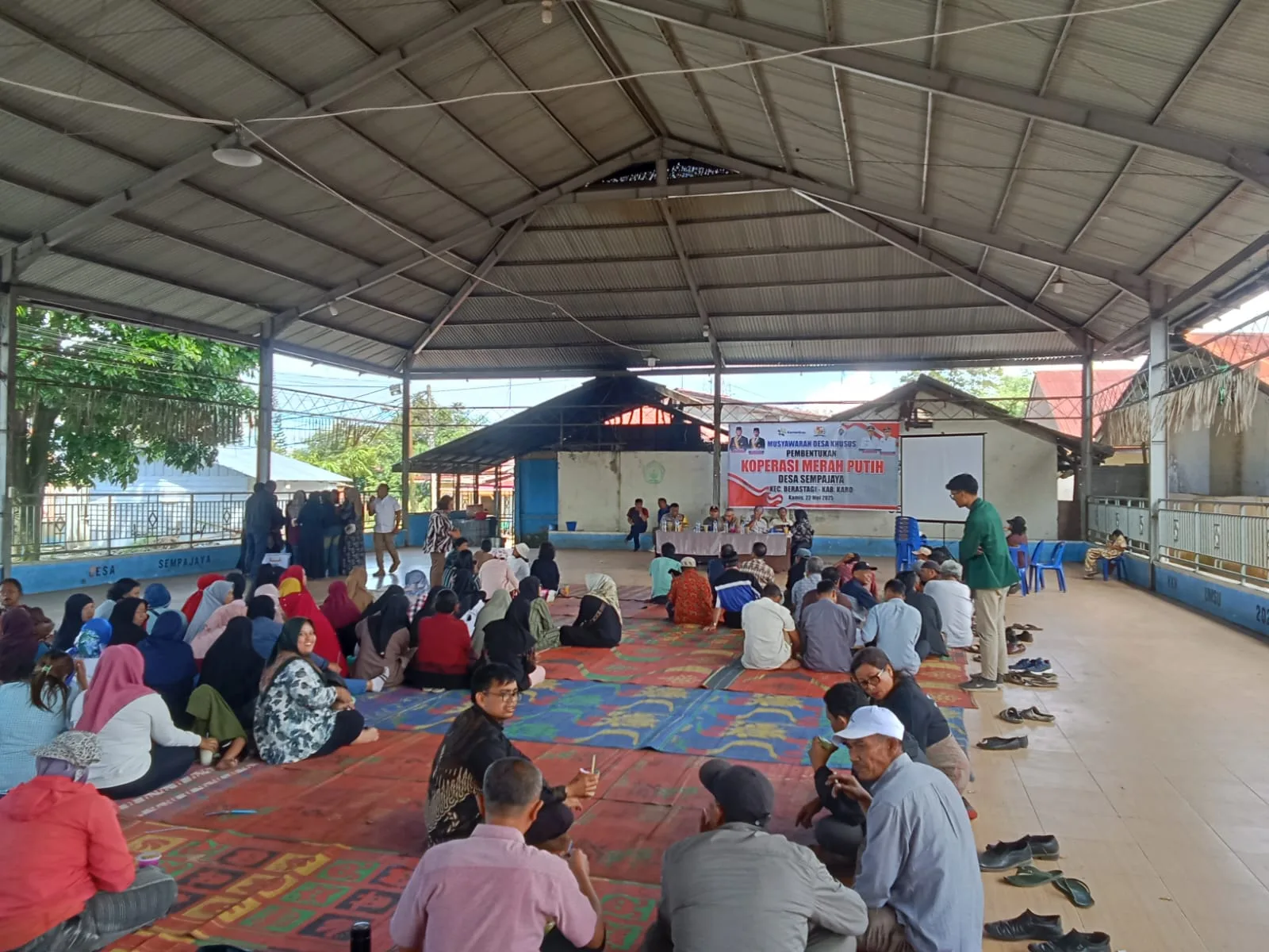 Dominasi Anak Muda…!!! Pengurus Koperasi Merah Putih Desa Sempajaya Berastagi Terbentuk