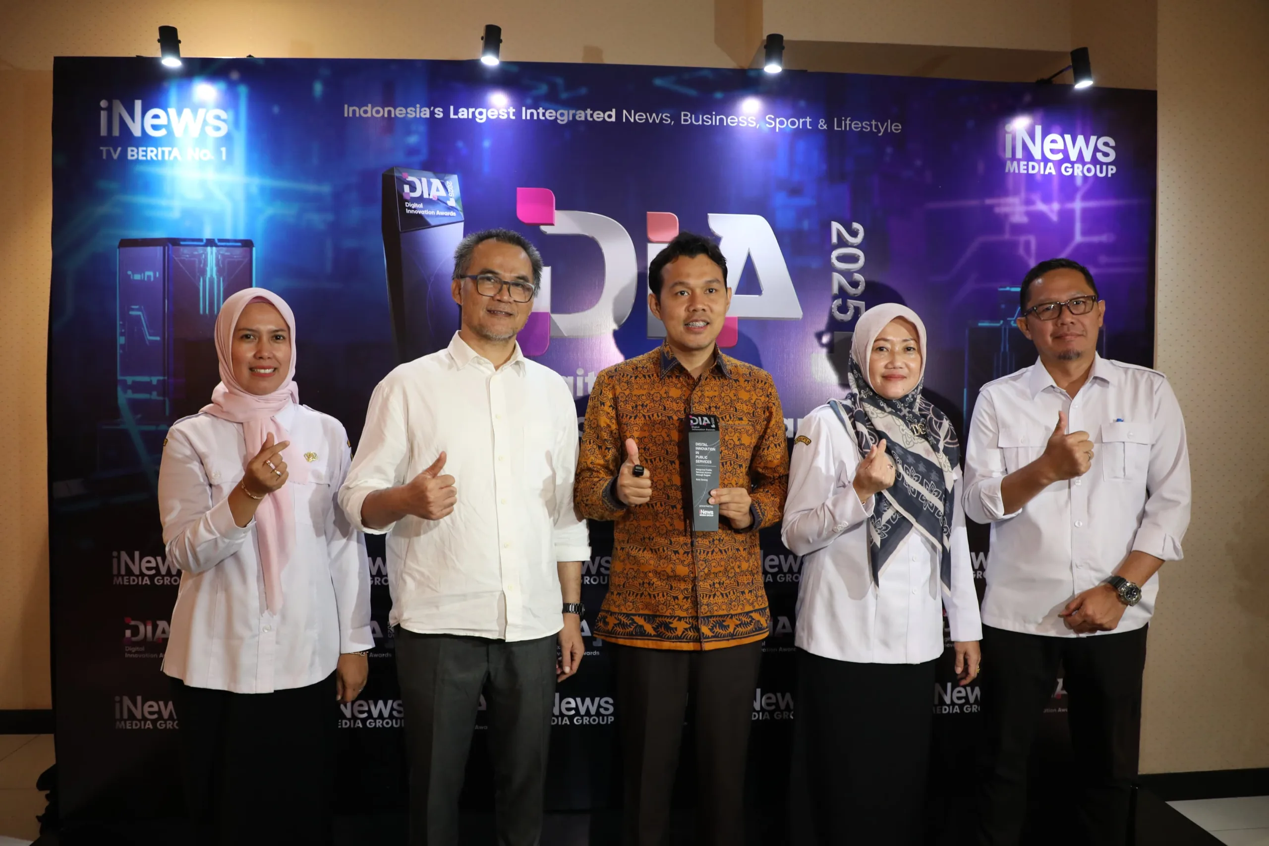 Pemkot Serang Raih Penghargaan Kategori Inovasi Digital Terbaik dari Digital Innovation Awards, Agis: Pemicu dan Motivasi untuk Lebih Baik!