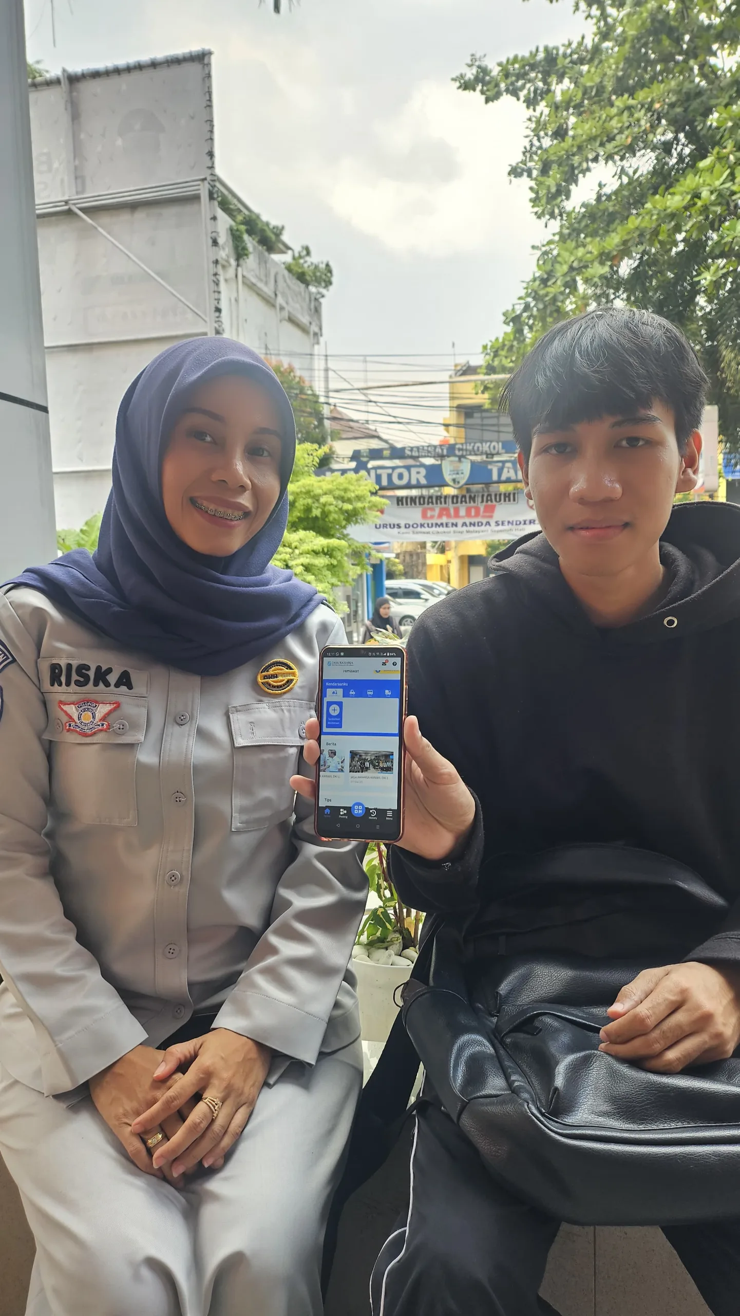 Kenalkan JRku Safety Road kepada Wajib Pajak Samsat Cikokol, Jasa Raharja Tangerang Mendorong Keselamatan Berkendara