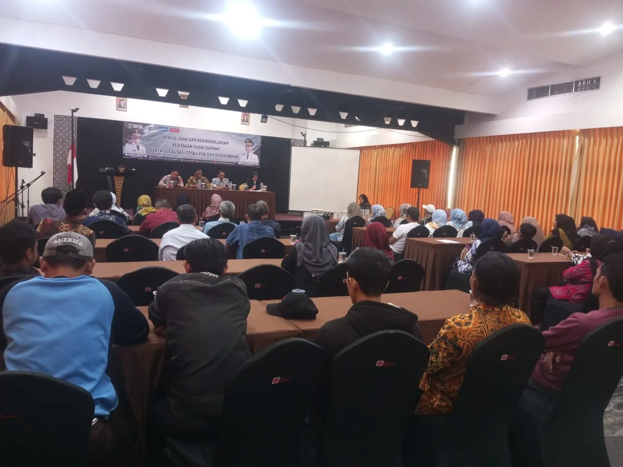 Jasa Raharja Dan Bapenda Provinsi Banten Pergiaskan Sosialisasi Program Pembebasan Tunggakan Dan Denda Pajak Kendaraan Di Rangkasbitung