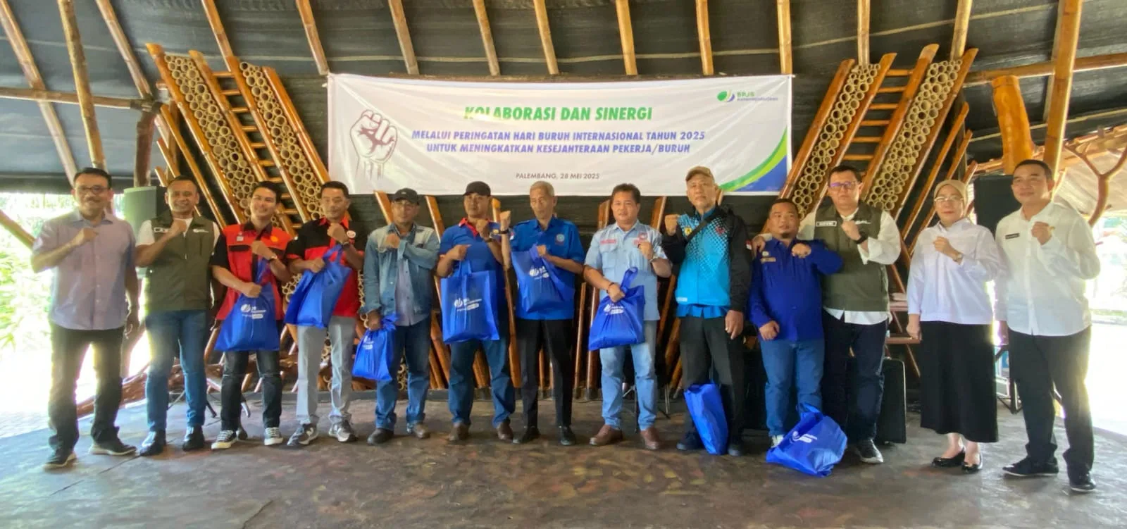 Peringati Hari Buruh 2025, BPJS Ketenagakerjaan Bagi Sembako dan Gelar Mancing Bersama Serikat Pekerja