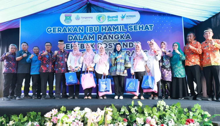 Intan Nurul Hikmah Canangkan Gerakan Ibu Hamil Gerebek Posyandu Kabupaten Tangerang