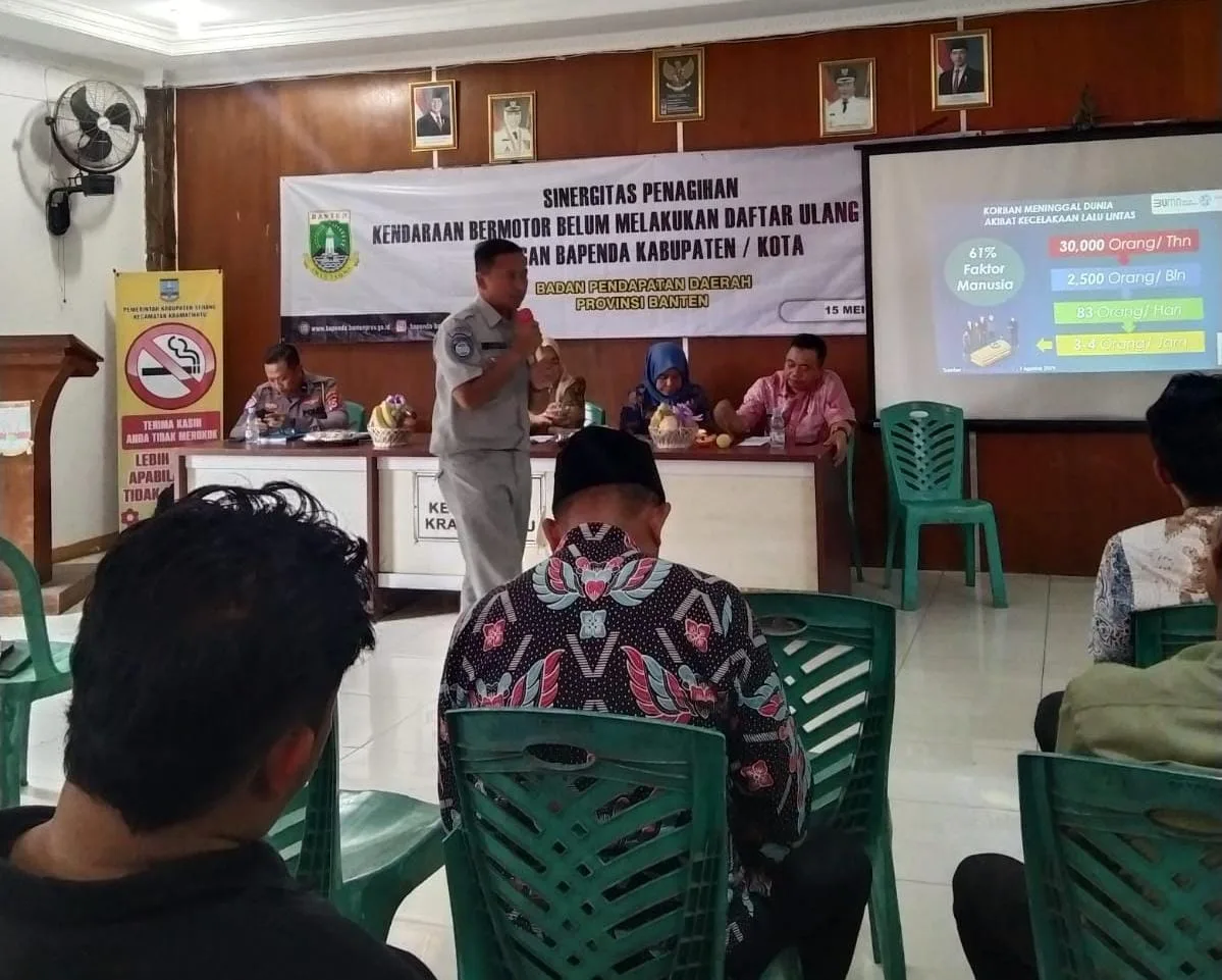 Jasa Raharja Cabang Banten Kunjungi Desa Kadu Gadung