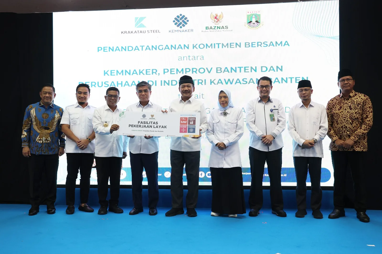 Gubernur Banten Tandatangani Komitmen Bersama Penempatan dan Promosi Tenaga Kerja Disabilitas