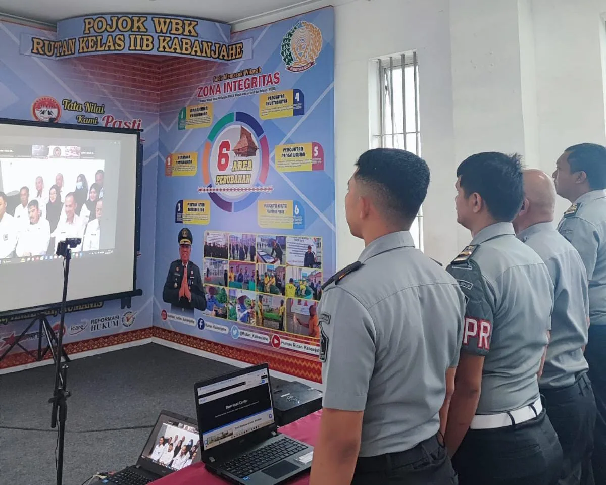 Rutan Kabanjahe Apel Bersama Menteri Imipas, Tekankan Pentingnya Integritas