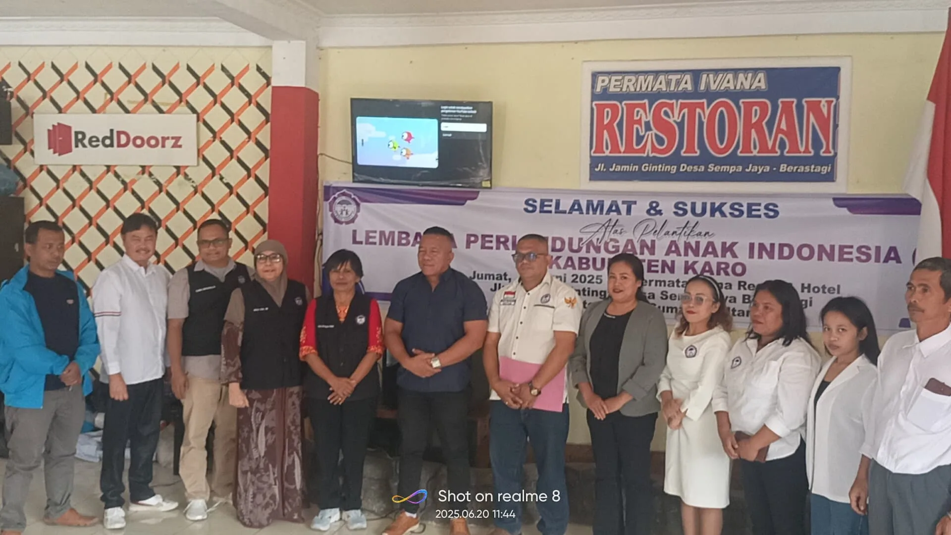 Selamat..!!! Lembaga Perlindungan Anak (LPA) Kabupaten Karo di Kukuhkan