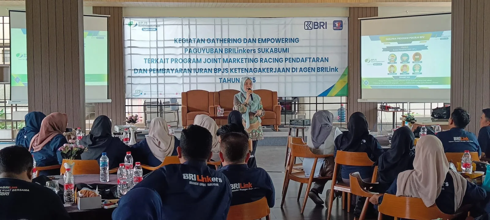 Gandeng Paguyuban BRILinkers, BPJS Ketenagakerjaan Cabang Sukabumi Harapkan dapat Memperluas Kepesertaan