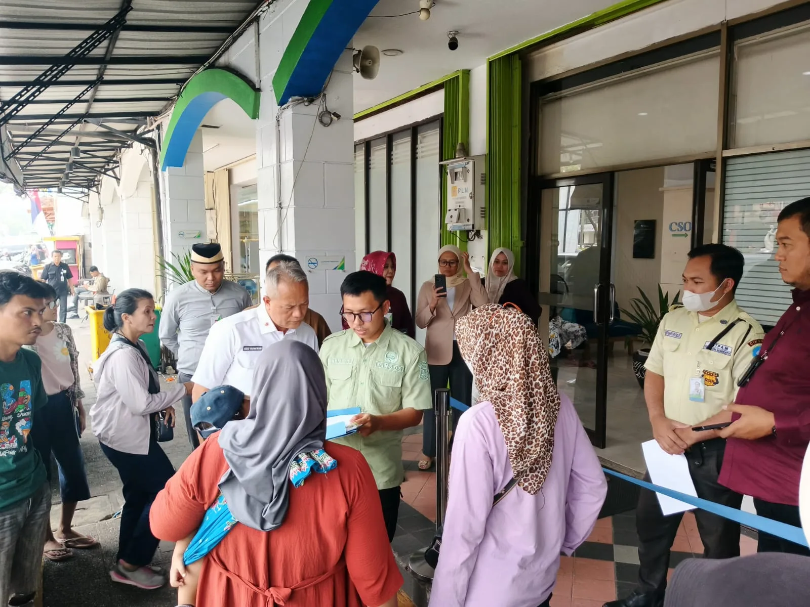 Kadinsos Kabupaten Tangerang Cek Pelayanan Klaim JKM di Kantor BPJS Ketenagakerjaan Kabupaten Tangerang