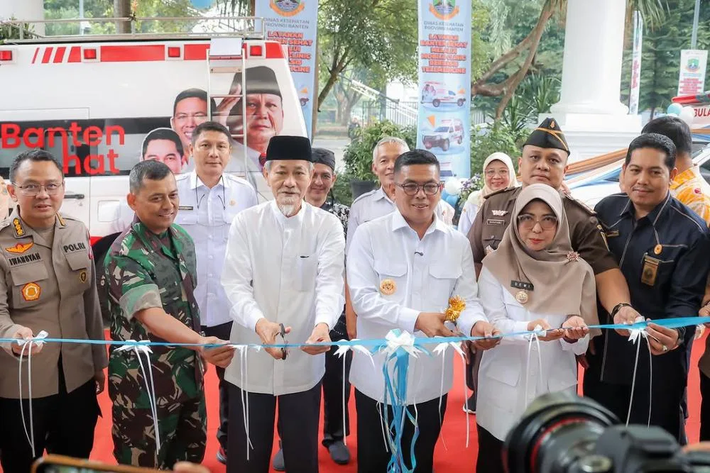 Gubernur Andra Soni Launching Layanan Banten Sehat Melalui Mobile Clinik Berbasis Telemedicine