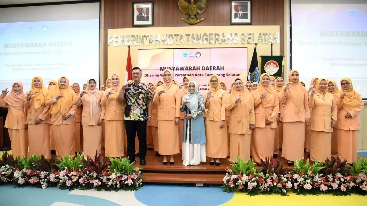 Pengurus DWP OPD Kota Tangsel 2024-2029 Dikukuhkan, Sekda Bambang Harapkan Jadi Rantai Penguat Pemerintahan