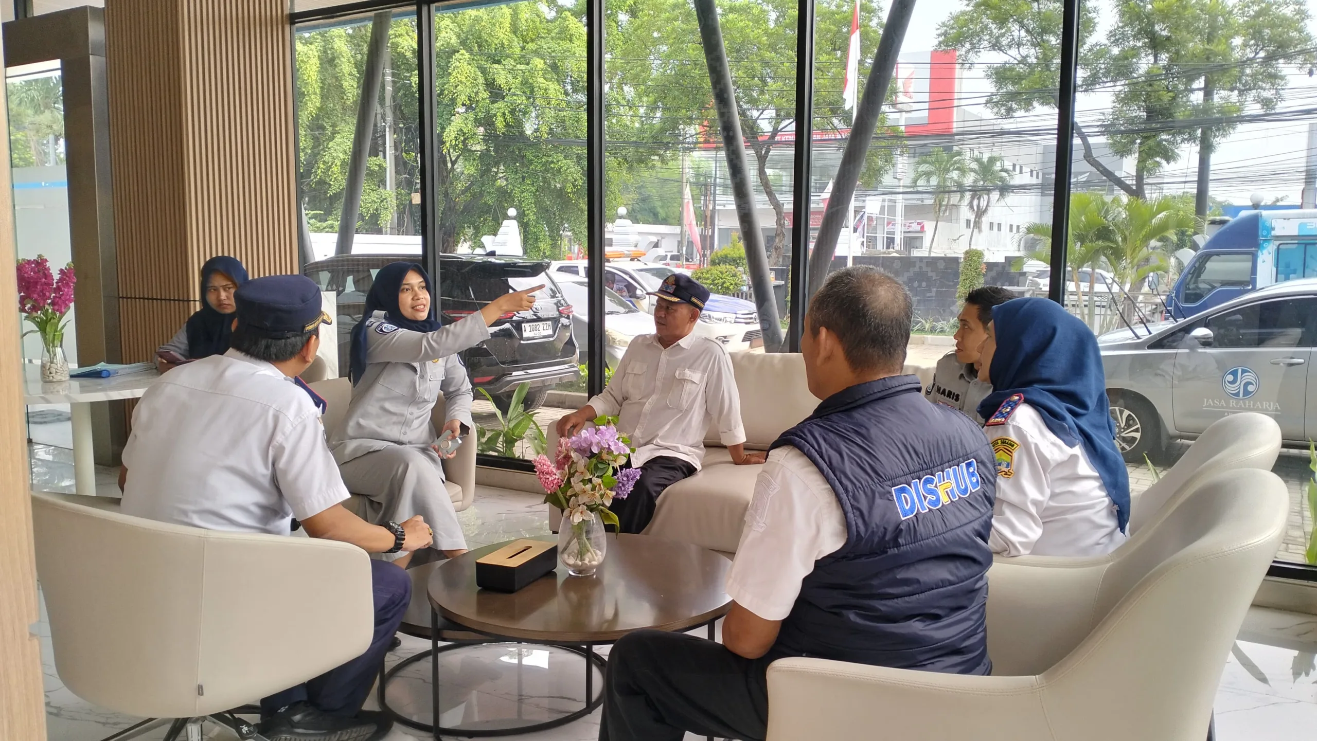 Jasa Raharja Kantor Wilayah Banten Gelar Rapat Forum Komunikasi Lalu Lintas (FKLL) Bersama Dinas Perhubungan Kota