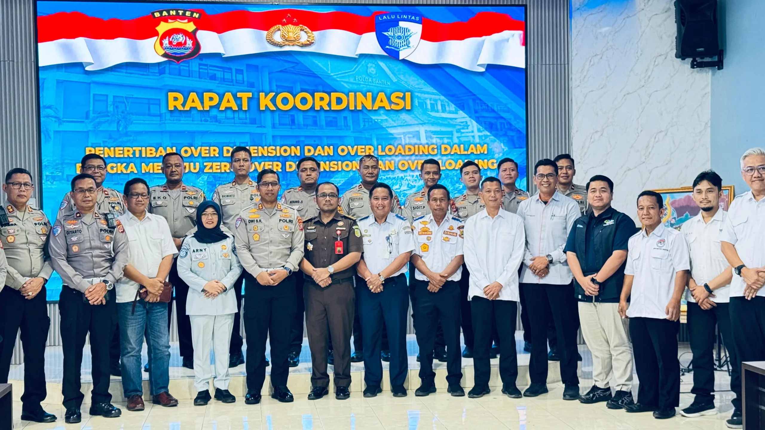 Kepala PT Jasa Raharja Kantor Wilayah Banten Hadiri Rapat Koordinasi Penertiban ODOL Secara Virtual bersama Korlantas Polri dan Pemangku Kepentingan Terkait