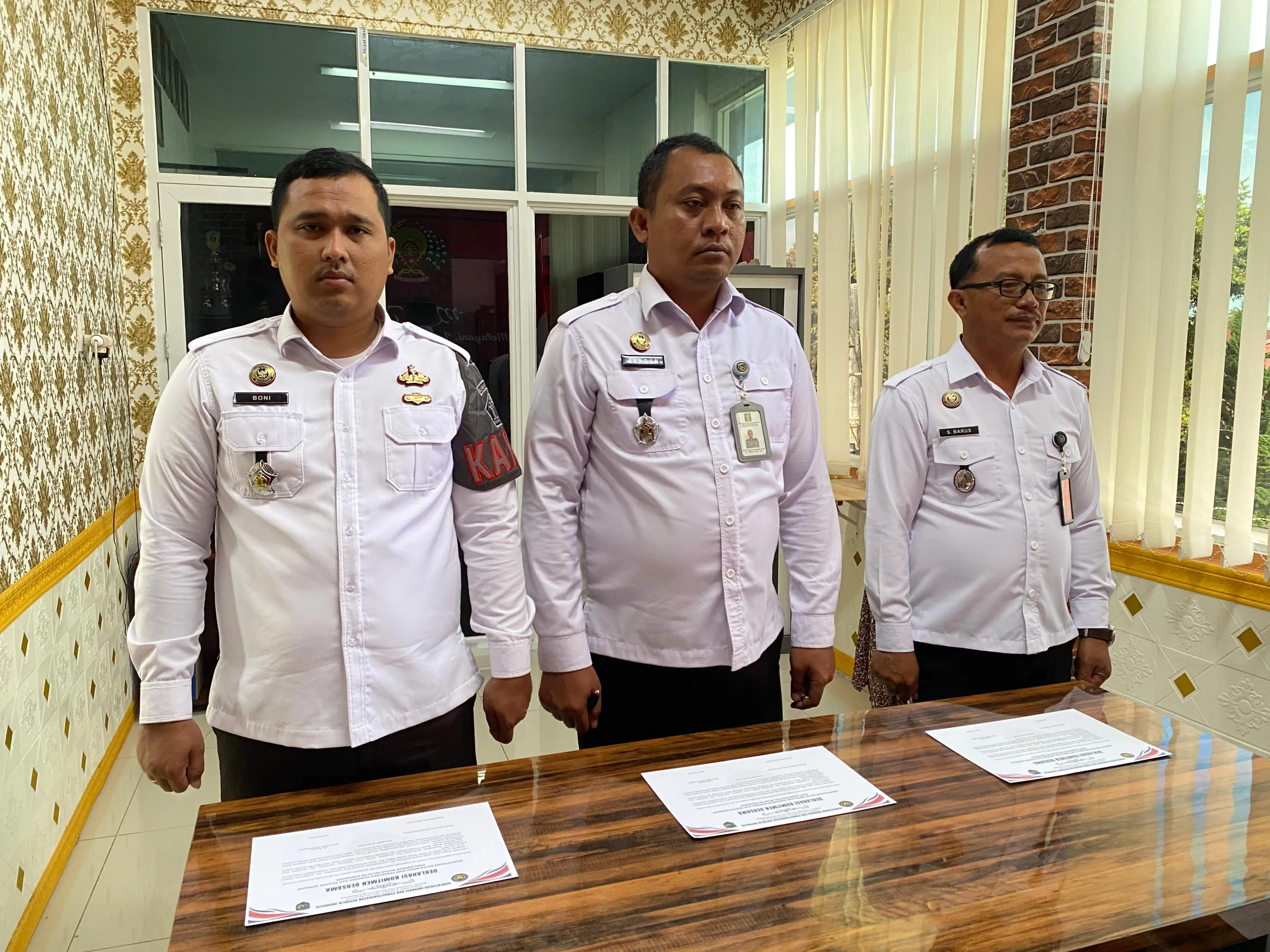 Dukung Program Zero Halinar, Rutan Kabanjahe Deklarasi Tolak Narkoba dan Handphone Ilegal