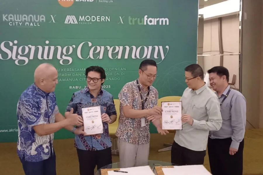 AKR Land development Jalin Kerja Sama Strategis dengan Trufarm Supermarket dan Modern Fashion