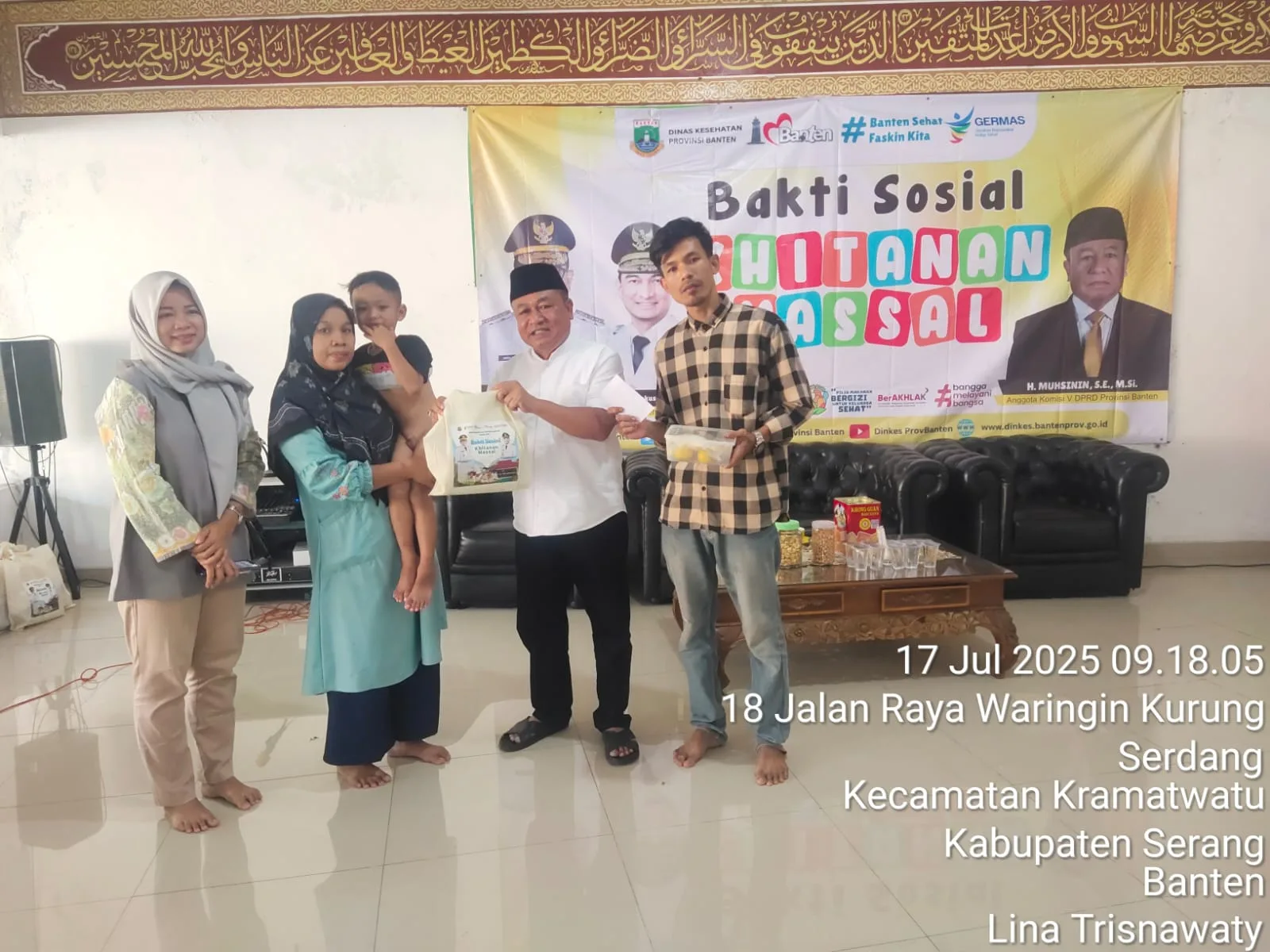 Gandeng DPRD, Dinkes Banten Gelar Khitanan Massal di Kramawatu