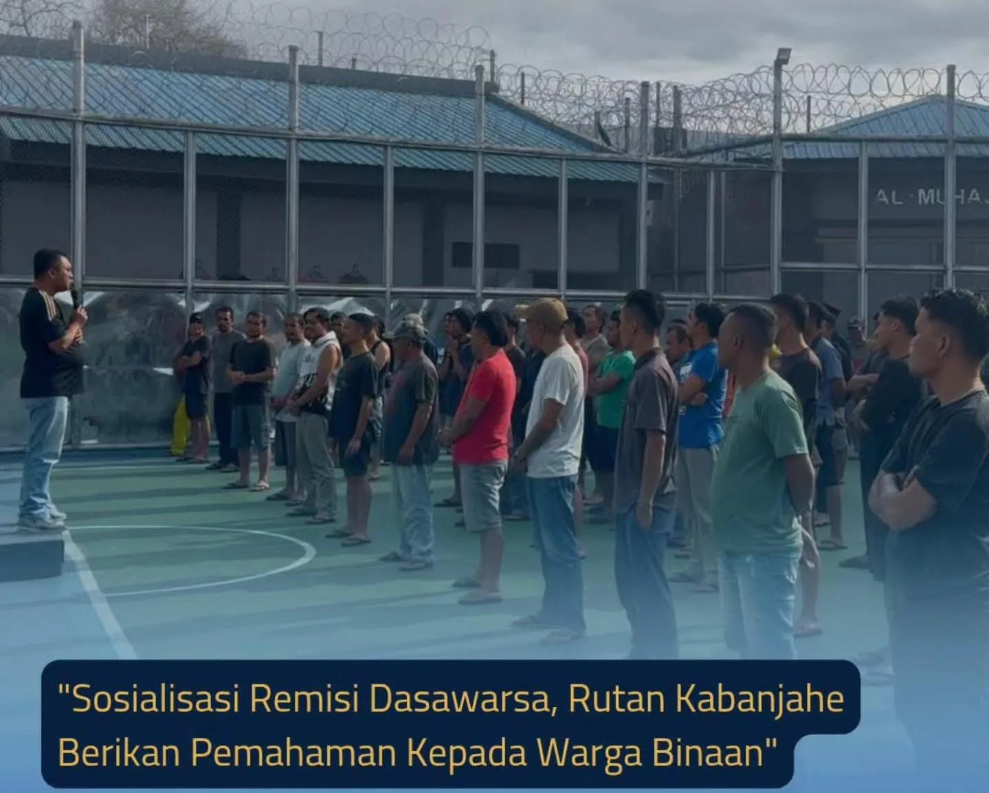 Sosialisasi Remisi Dasawarsa, Rutan Kabanjahe Berikan Pemahaman Kepada Warga Binaan