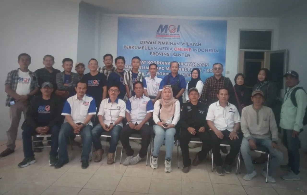 Perkuat Sinergi dan Silaturahmi, MOI Banten Gelar Rapat Koordinasi dan Evaluasi DPC se-Provinsi