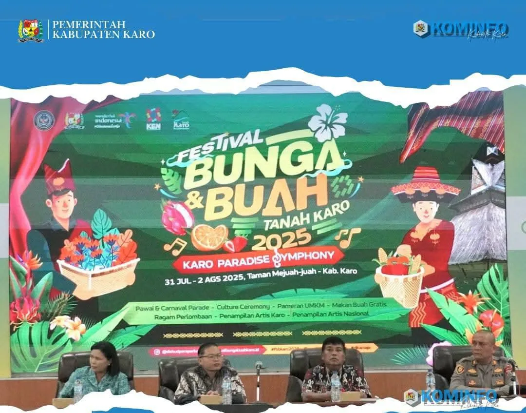Festival Bunga & Buah 31 Juli-02 Agustus di Taman Mejuah-Juah Berastagi