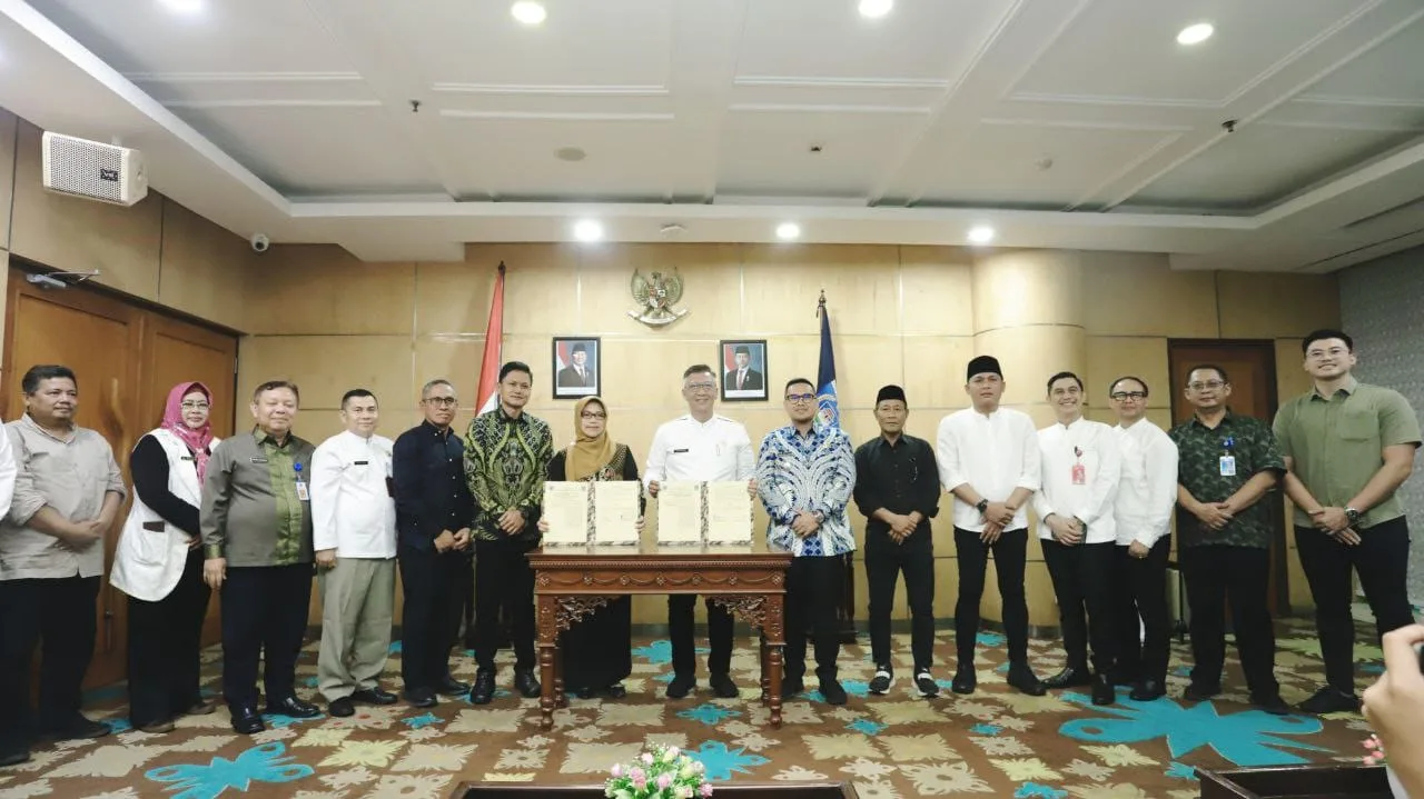 Pemkot Tangsel dan Pemkab Pandeglang Resmi Tandatangani Kerja Sama Penanganan Sampah