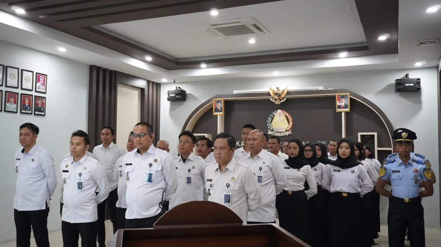 Ikuti Apel Bersama Kemenko Hukum, HAM dan Imipas, Menteri HAM: Momen Penting untuk Mempererat Koordinasi