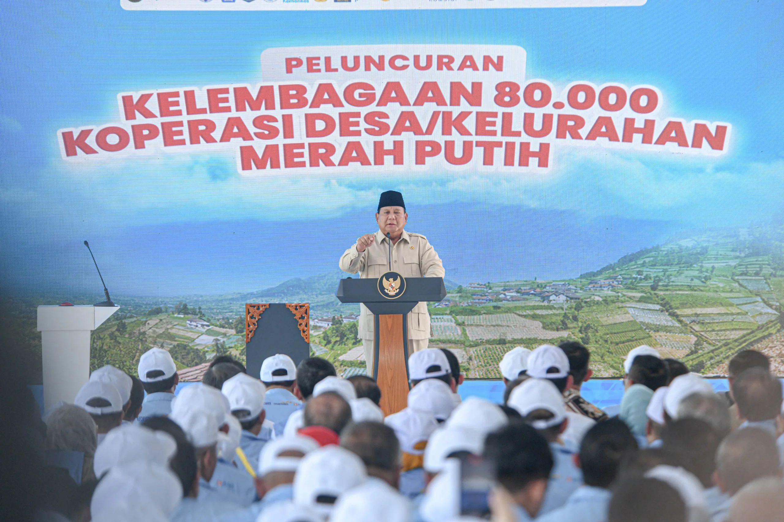 Menuju Ekonomi Berdaulat, Presiden Luncurkan 80 Ribu Koperasi Berbadan Hukum