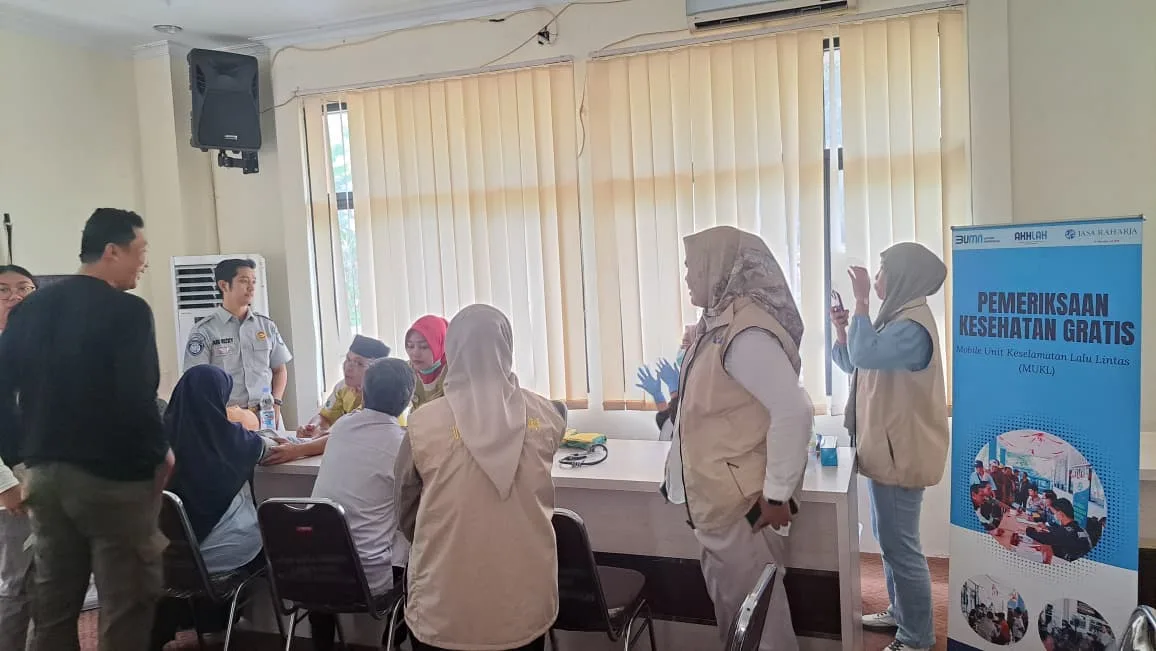 Jasa Raharja Gelar Sosialisasi PPGD dan MUKL Pelayanan Kesehatan Gratis Di Kantor Kecamatan Kasemen