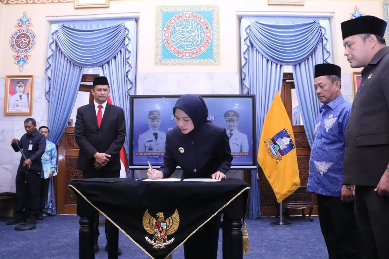 Lantik Zaldi jadi Sekda, Bupati Serang Ratu Zakiyah Tegaskan Tak Ada Jual Beli Jabatan