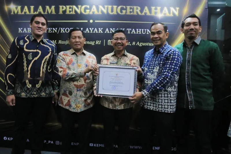 Pemkot Tangerang Kembali Raih Penghargaan Kota Layak Anak dari Kementerian PPPA RI