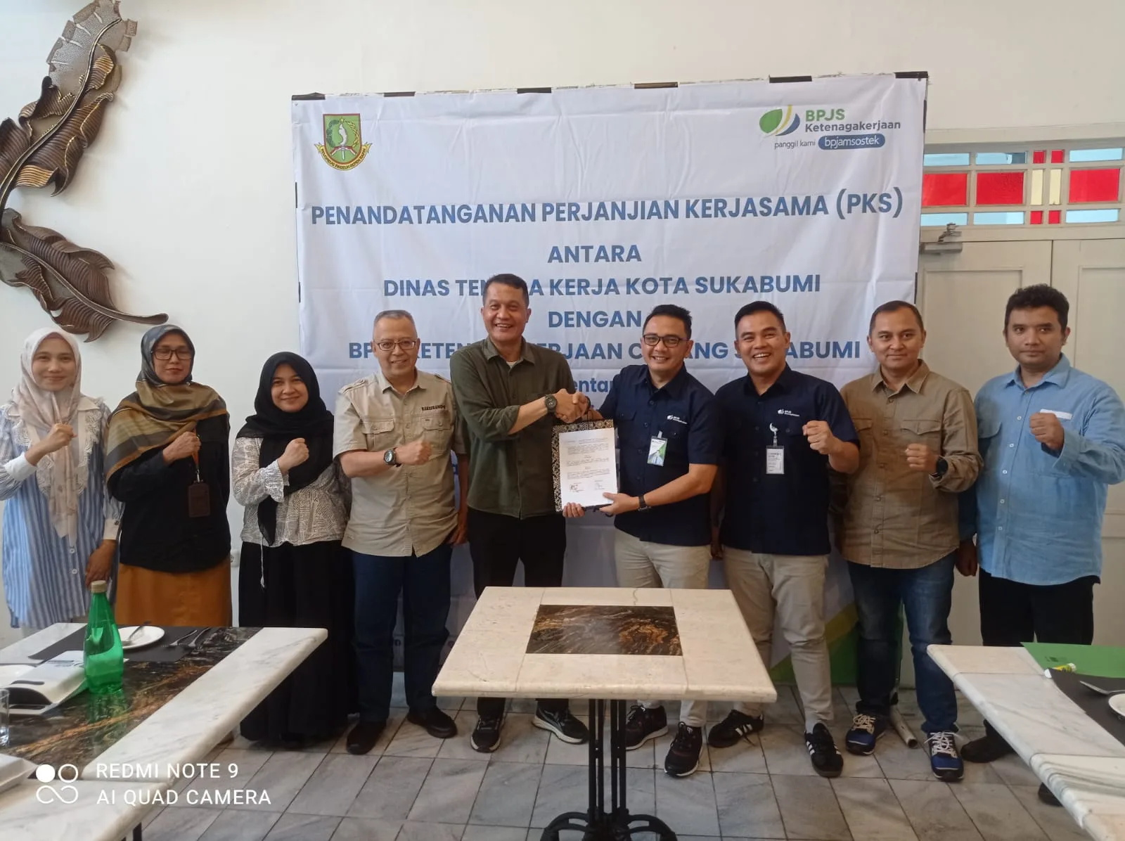 BPJS Ketenagakerjaan Jalin Kerjasama dengan Disnaker Kota Sukabumi Guna Lindungi Pekerja Rentan