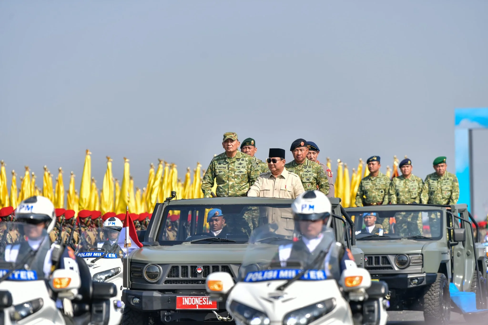 Wamenpora Taufik Hadiri Upacara Gelar Pasukan Operasional dan Kehormatan Militer 2025