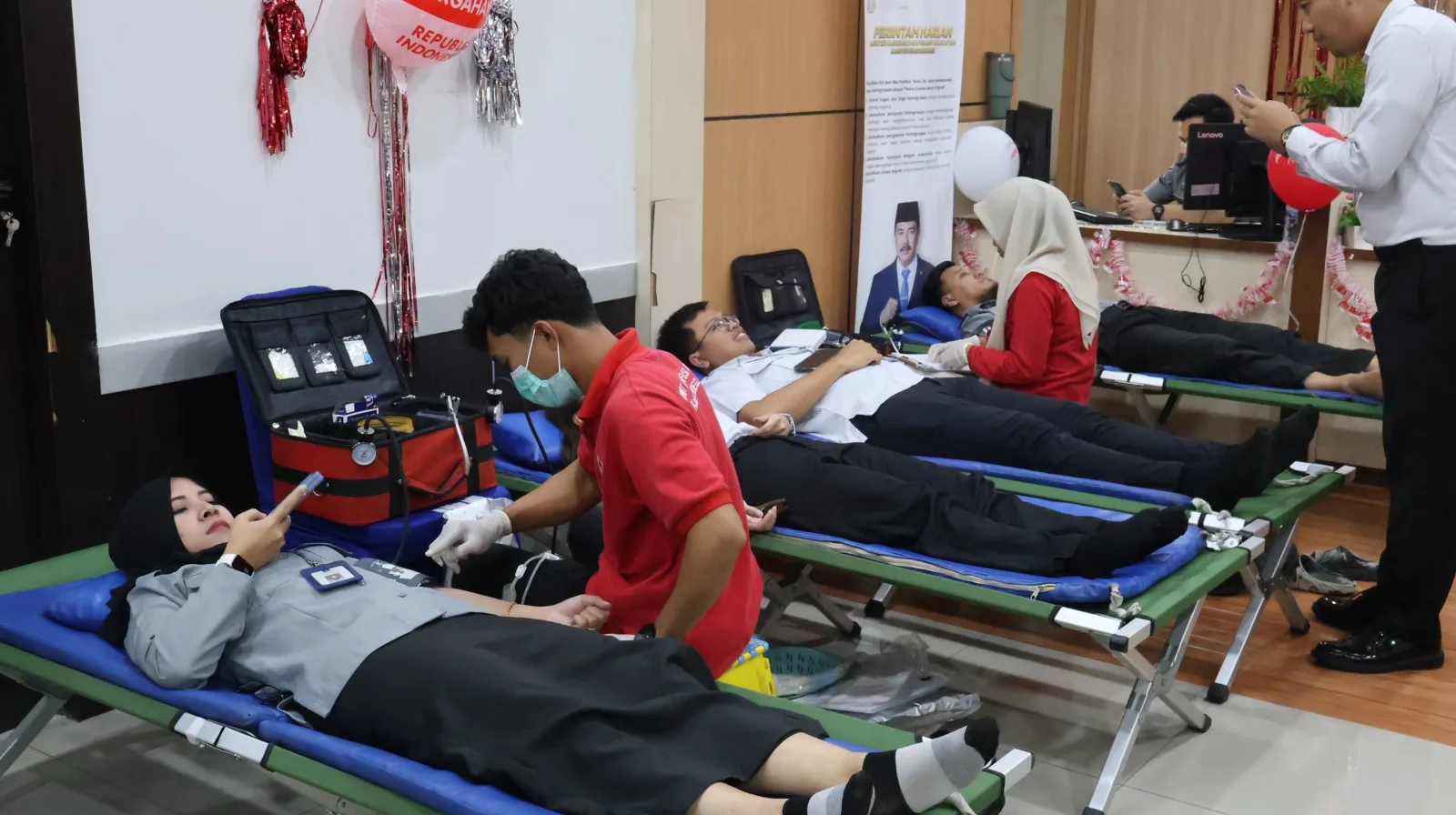 Wujud Nyata Kepedulian Terhadap Sesama, Imigrasi Serang Gelar Donor Darah 
