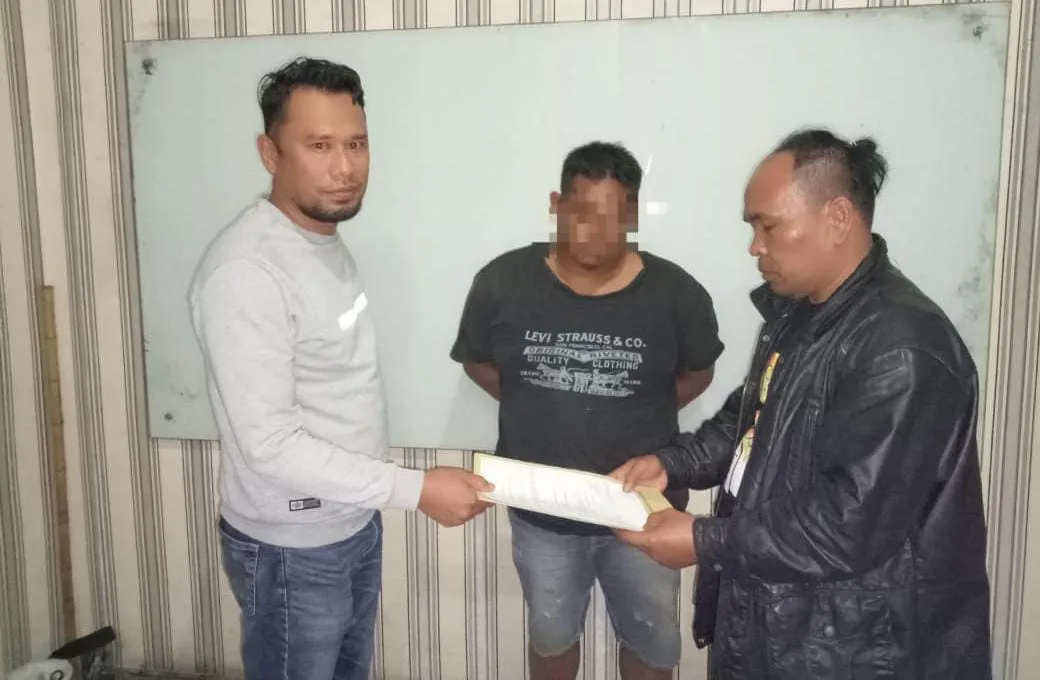 Tim Unit Intel Kodim 0205/TK Tangkap Diduga Bandar Narkotika di Desa Mardinding