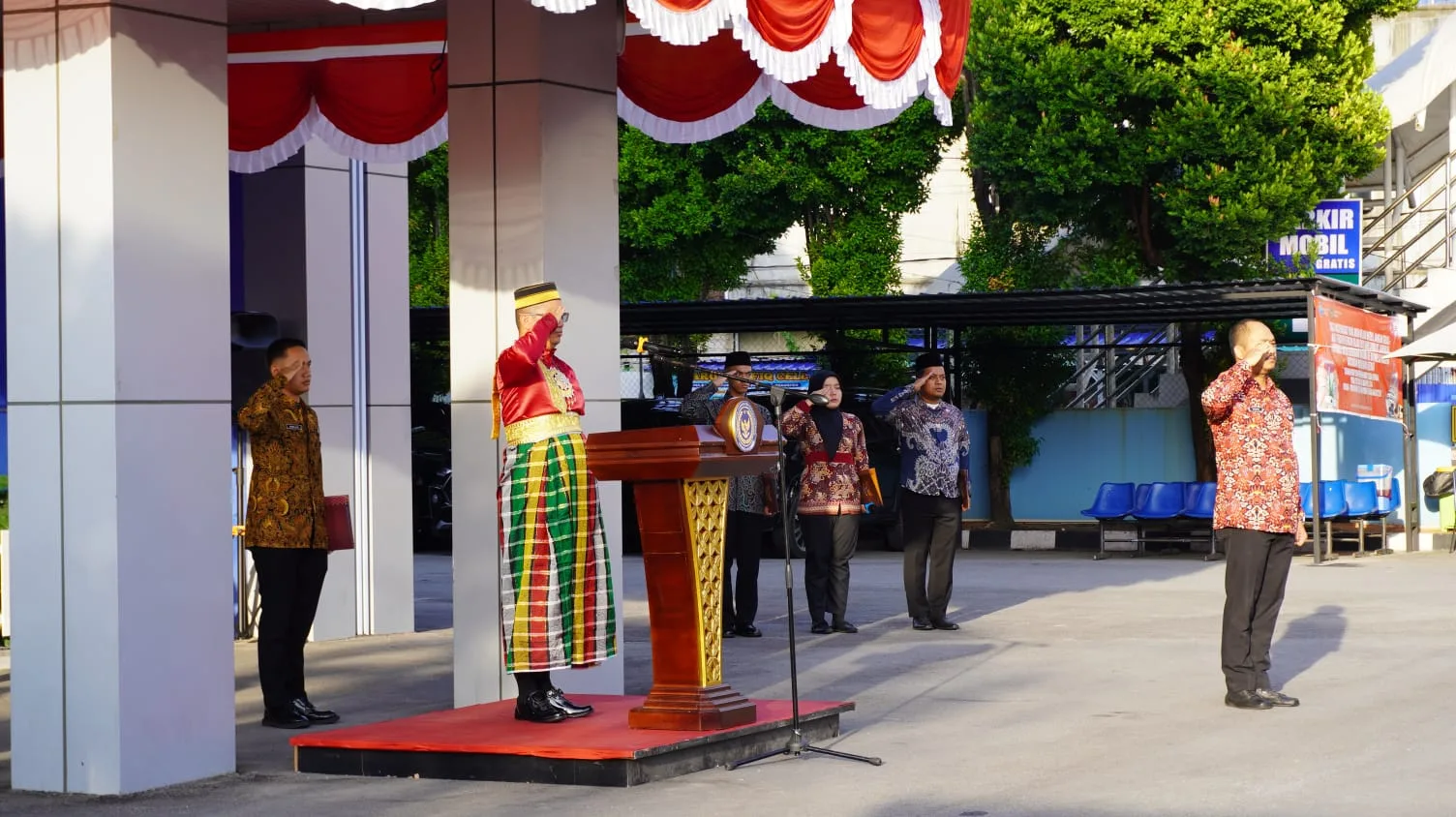 Imigrasi Tanjung Balai Karimun Gelar Upacara Peringatan HUT RI Ke-80