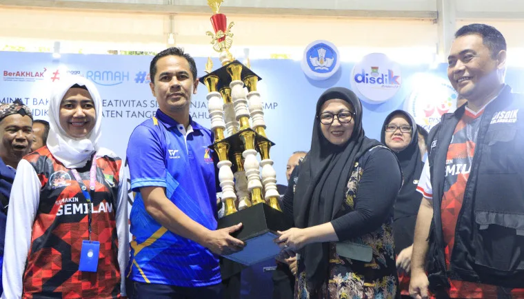 Kecamatan Cikupa dan Panongan Juara Umum Ajang Pembinaan Minat Bakat Siswa 2025