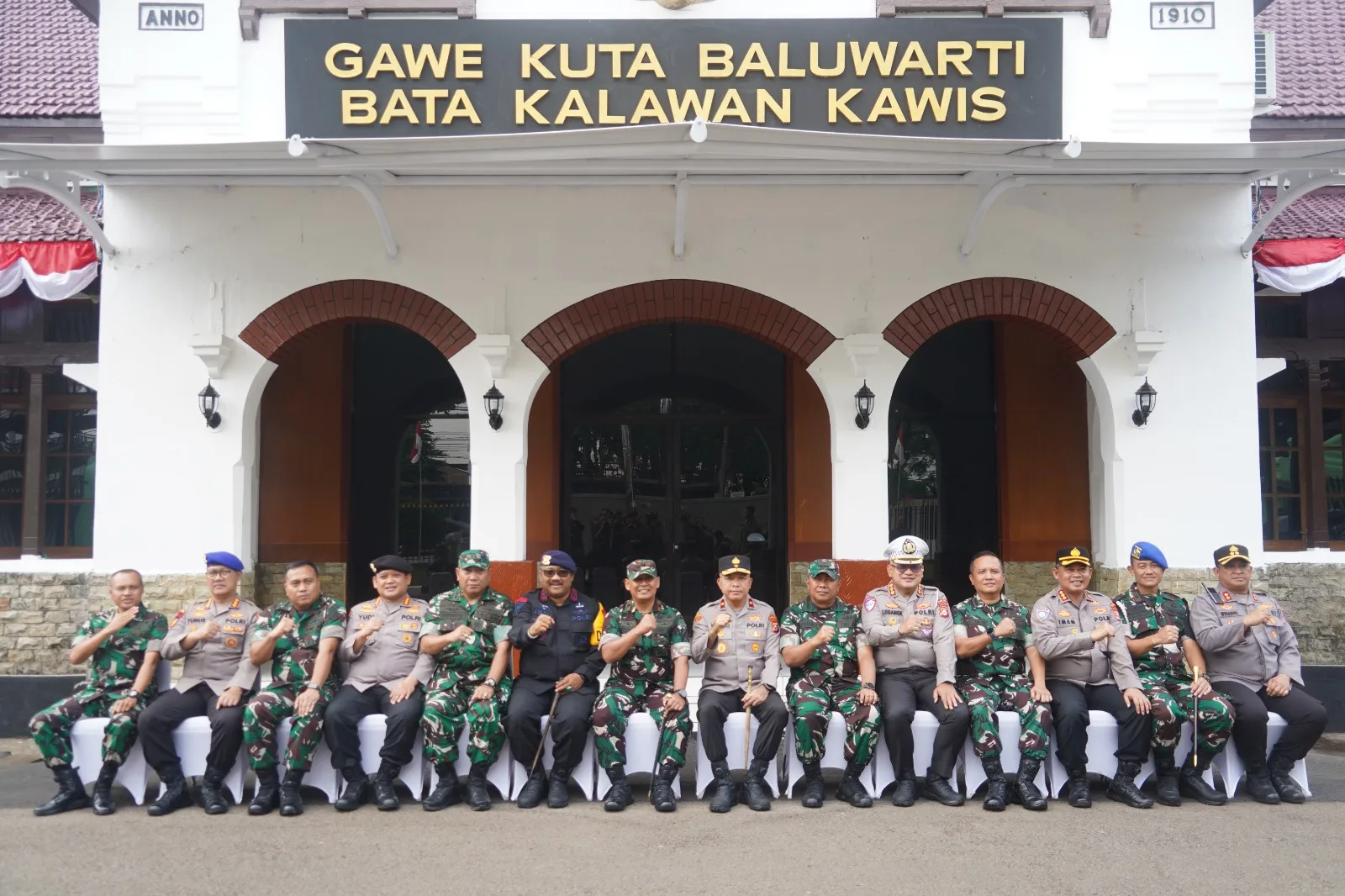 Sinergi TNI–Polri: Danrem 064/MY Sambut Hangat Kapolda Banten