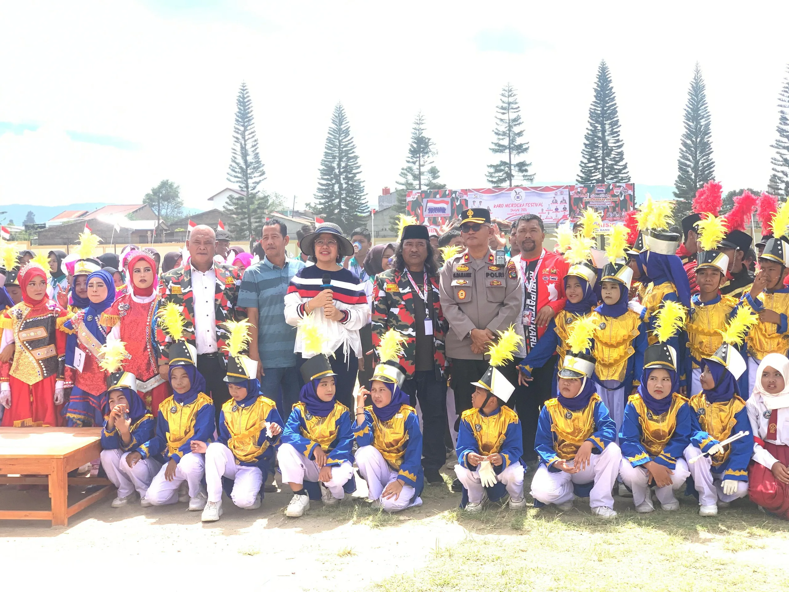 Karo Merdeka Festival Yang Diprakarsai Macab Laskar Merah Putih (LMP) Kabupaten Karo Sedang Berlangsung di Stadion Samura