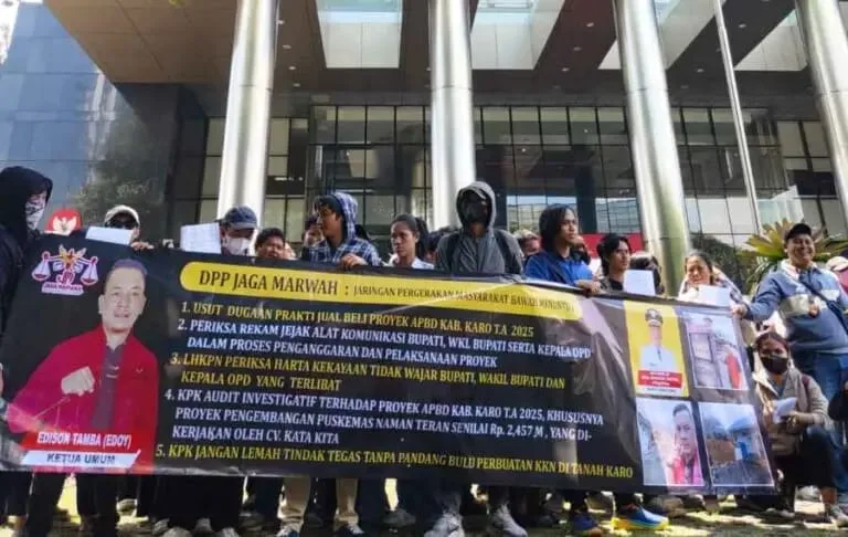 JAGA MARWAH Datangi KPK!  Minta Usut Dugaan Jual Beli Proyek APBD Karo TA 2025