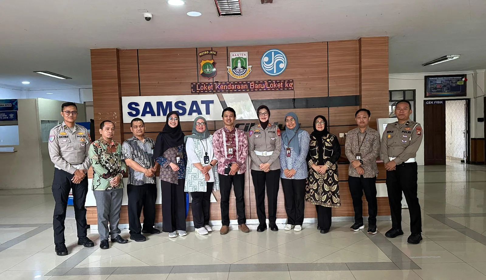 Kunjungan Perwakilan Ombudsman RI Provinsi Banten ke Samsat Ciledug