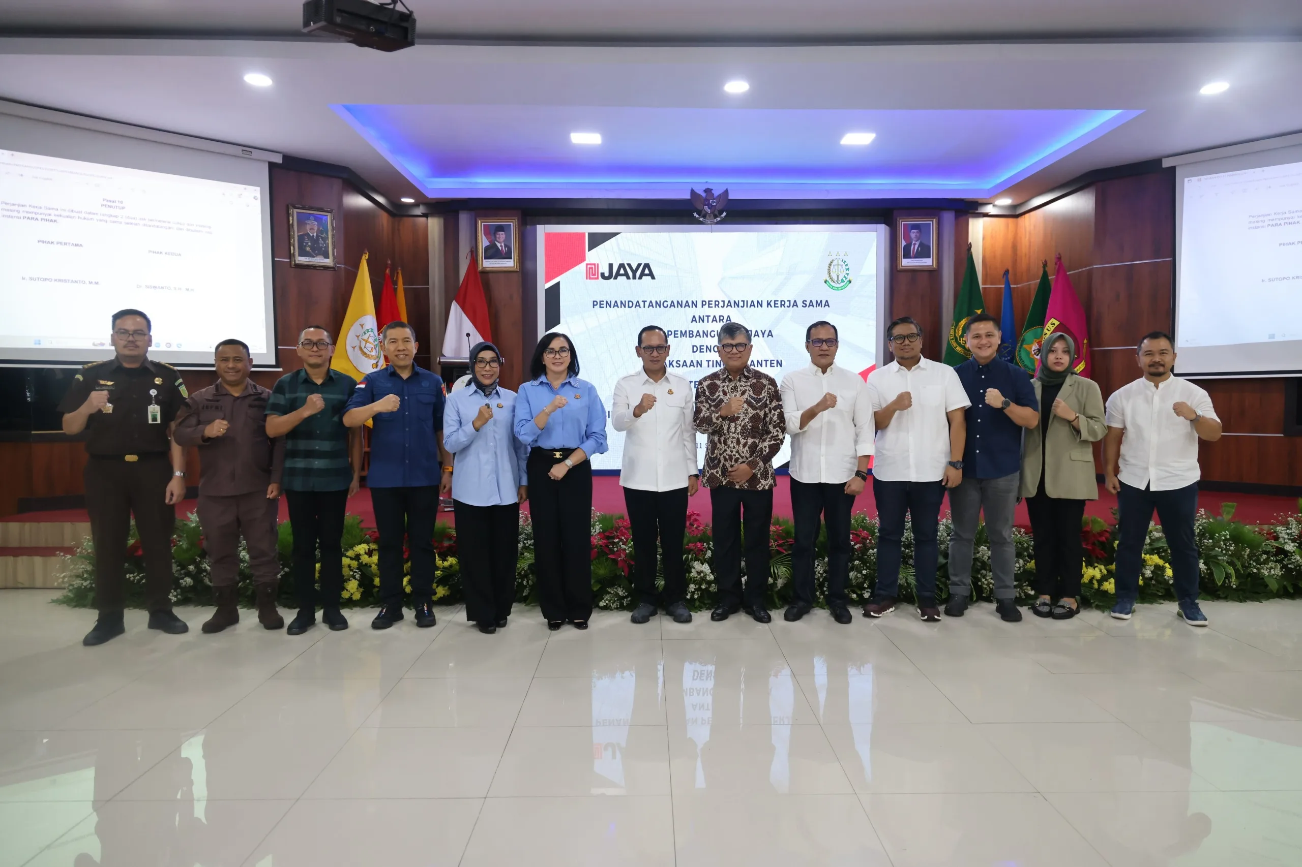 Kejati Banten dan PT Pembangunan Jaya Teken Kerja Sama, Rp24,6 Miliar Aset Berhasil Diselamatkan