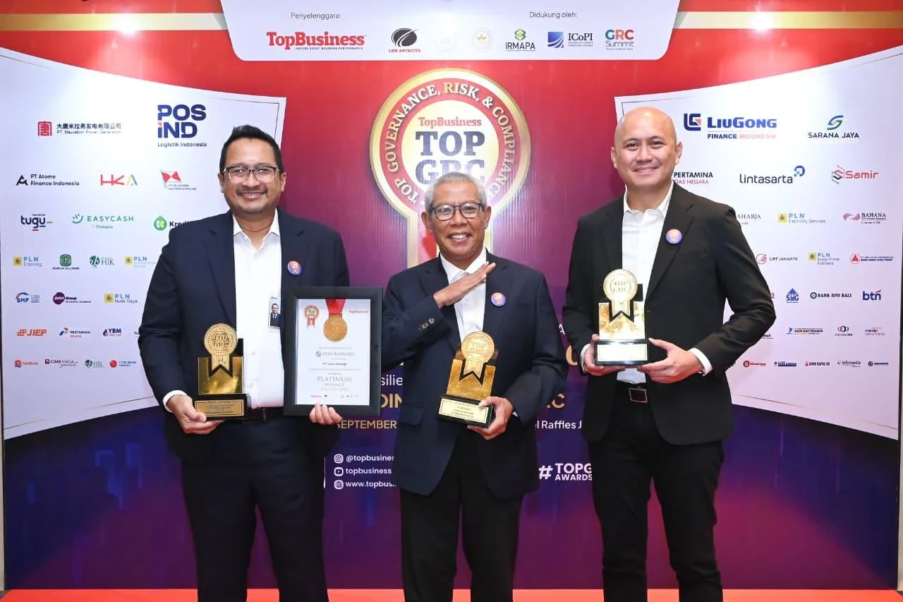 Jasa Raharja Raih 4 Penghargaan TOP GRC Awards 2025, Perkuat Implementasi Tata Kelola, Manajemen Risiko, dan Kepatuhan
