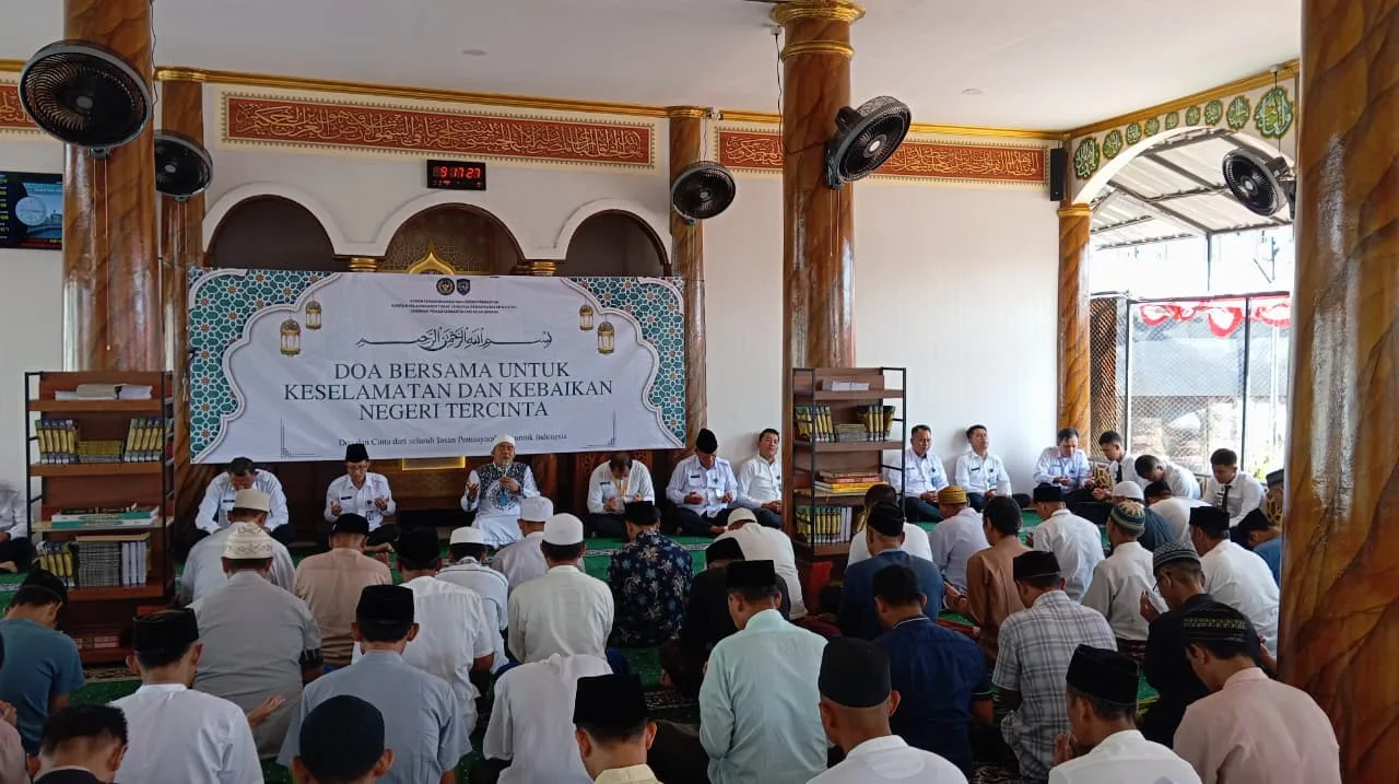 Doa untuk Keselamatan dan Kebaikan Negeri, Lapas Serang Gelar Kegiatan Kebersamaan Spiritual