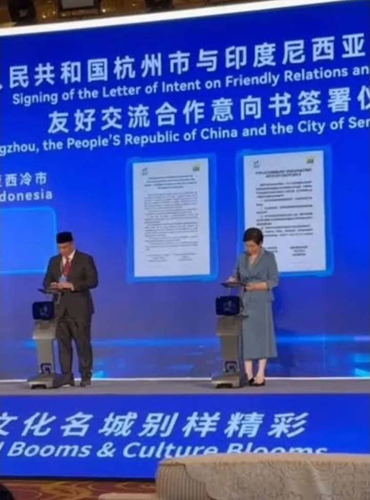 Wali Kota Serang Budi Rustandi Bahas Kerja Sama Investasi dan Pariwisata di Hangzhou